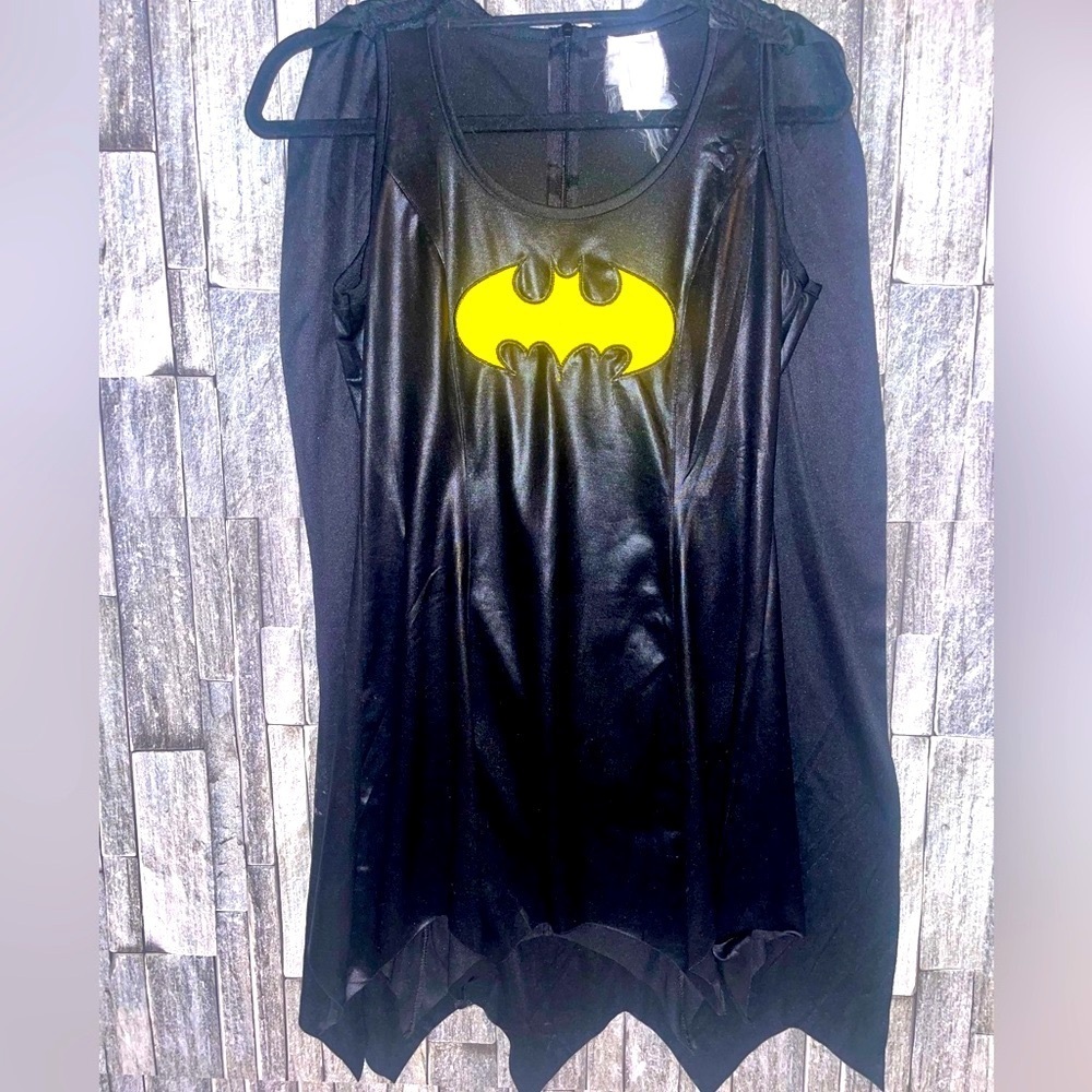 Adult Bat Girl Costume with Removable Cape